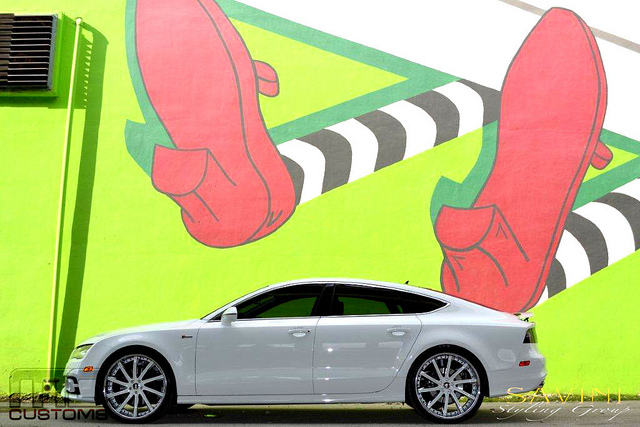 photo 2 Audi A7 custom wheels Savini SV-37 22x9.0, ET , tire size 255/30 R22. 22x10.5 ET 295/25 R22