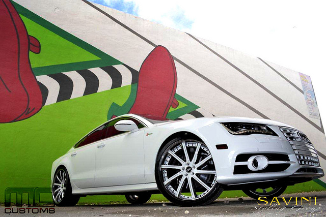 photo 3 Audi A7 custom wheels Savini SV-37 22x9.0, ET , tire size 255/30 R22. 22x10.5 ET 295/25 R22