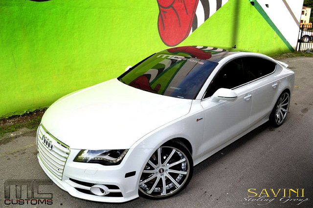 photo 4 Audi A7 custom wheels Savini SV-37 22x9.0, ET , tire size 255/30 R22. 22x10.5 ET 295/25 R22
