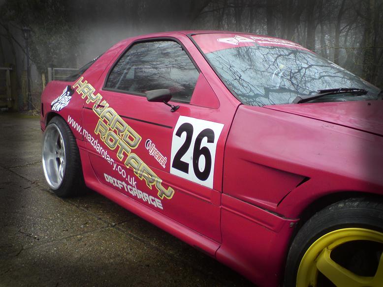 photo 2 Mazda RX-7 custom wheels Uras NS-01 17x9.5, ET -10, tire size 225/45 R17. 18x10.0 ET-15 225/40 R18