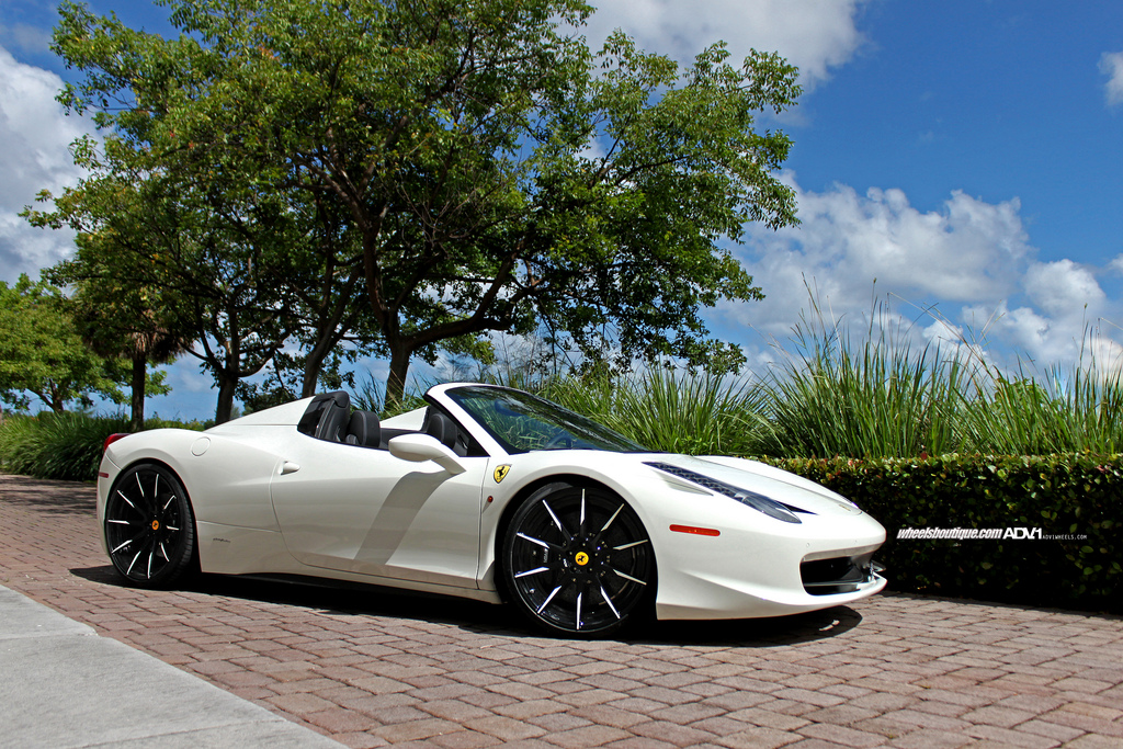 photo 2 Ferrari 458 Spider custom wheels ADV.1 10 MV.2 21x9.5, ET , tire size 255/35 R21. 22x12.5 ET 335/25 R22