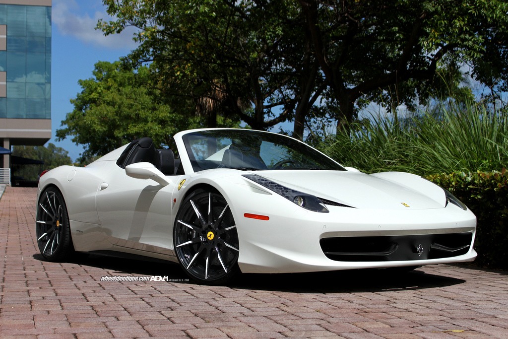 photo 4 Ferrari 458 Spider custom wheels ADV.1 10 MV.2 21x9.5, ET , tire size 255/35 R21. 22x12.5 ET 335/25 R22