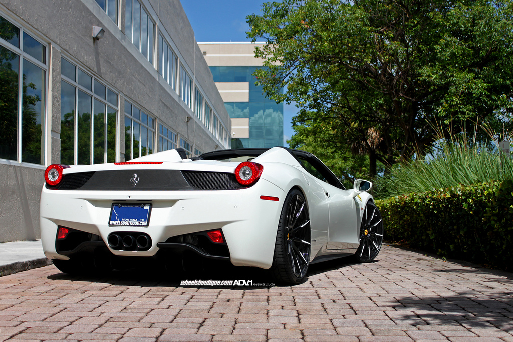 photo 5 Ferrari 458 Spider custom wheels ADV.1 10 MV.2 21x9.5, ET , tire size 255/35 R21. 22x12.5 ET 335/25 R22