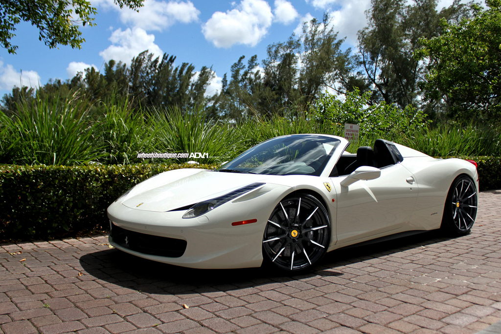 photo 6 Ferrari 458 Spider custom wheels ADV.1 10 MV.2 21x9.5, ET , tire size 255/35 R21. 22x12.5 ET 335/25 R22