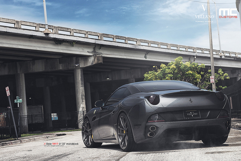 photo 3 Ferrari California custom wheels Vellano VM17 21x9.0, ET , tire size X R21. 22x11.0 ET