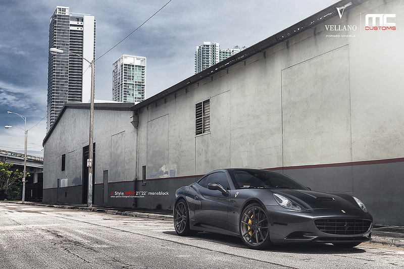 photo 5 Ferrari California custom wheels Vellano VM17 21x9.0, ET , tire size X R21. 22x11.0 ET