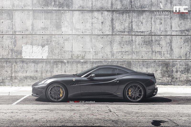 photo 6 Ferrari California custom wheels Vellano VM17 21x9.0, ET , tire size X R21. 22x11.0 ET