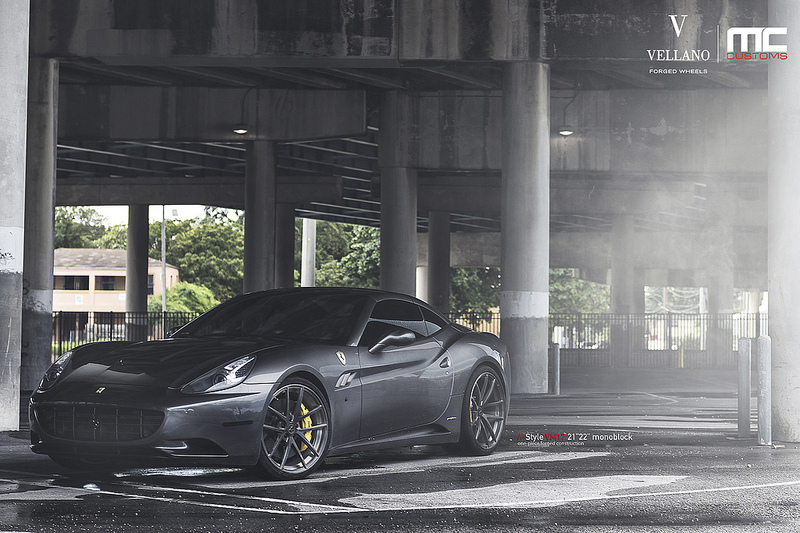 photo 9 Ferrari California custom wheels Vellano VM17 21x9.0, ET , tire size X R21. 22x11.0 ET