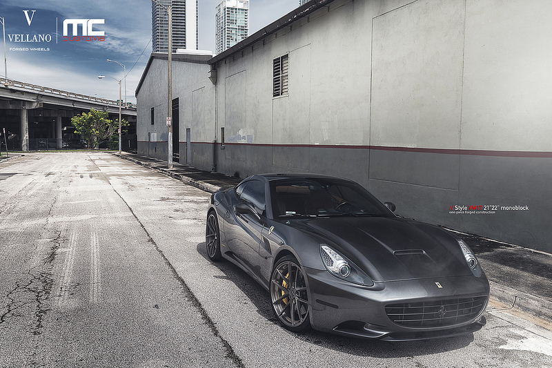 photo 10 Ferrari California custom wheels Vellano VM17 21x9.0, ET , tire size X R21. 22x11.0 ET