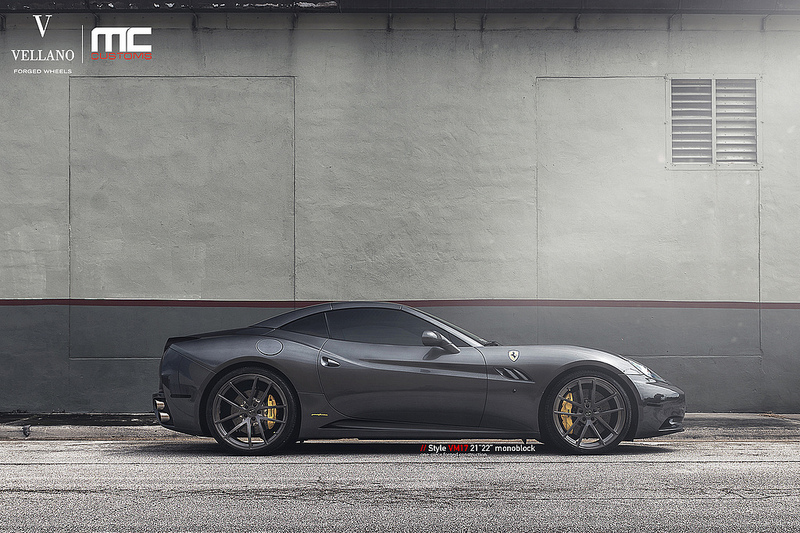 photo 12 Ferrari California custom wheels Vellano VM17 21x9.0, ET , tire size X R21. 22x11.0 ET