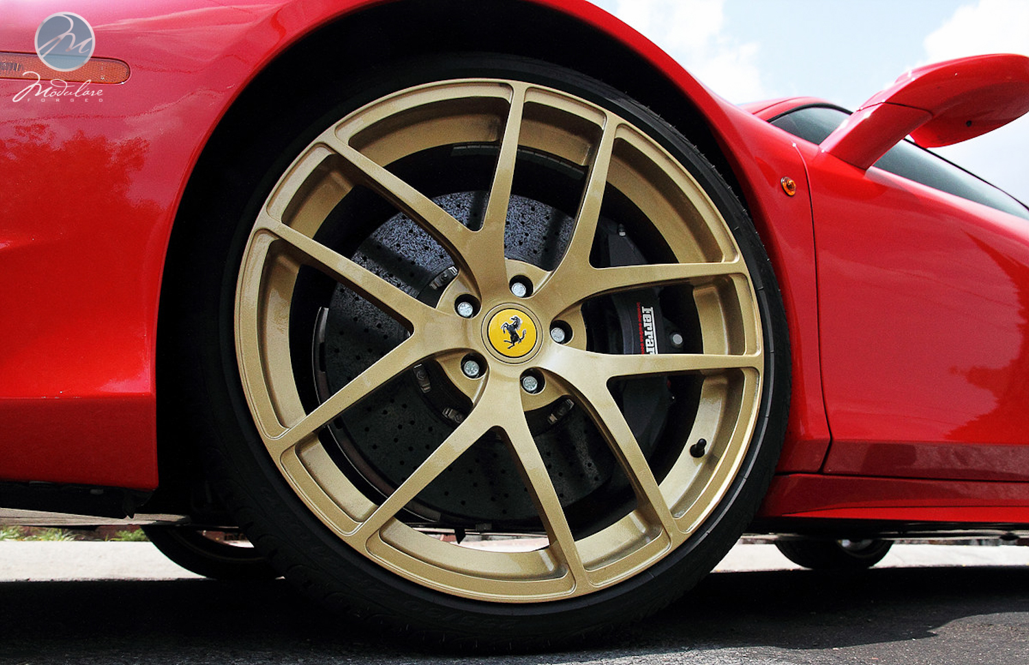 photo 1 Ferrari 458 Italia custom wheels Modulare B18 21x9.0, ET , tire size 255/30 R21. 22x12.0 ET 315/25 R22