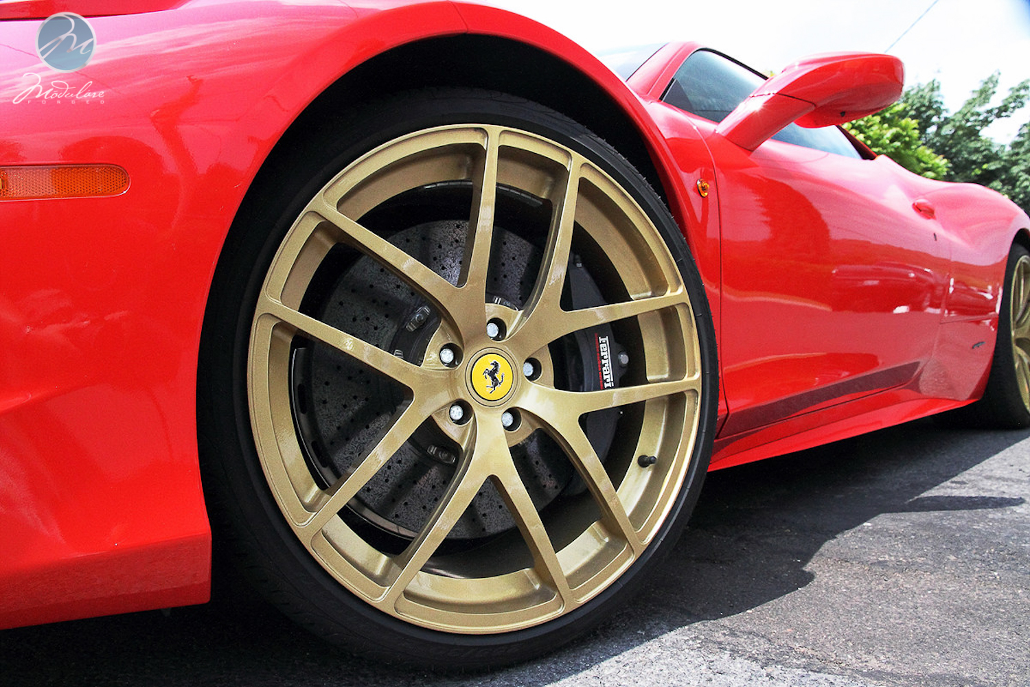 photo 10 Ferrari 458 Italia custom wheels Modulare B18 21x9.0, ET , tire size 255/30 R21. 22x12.0 ET 315/25 R22