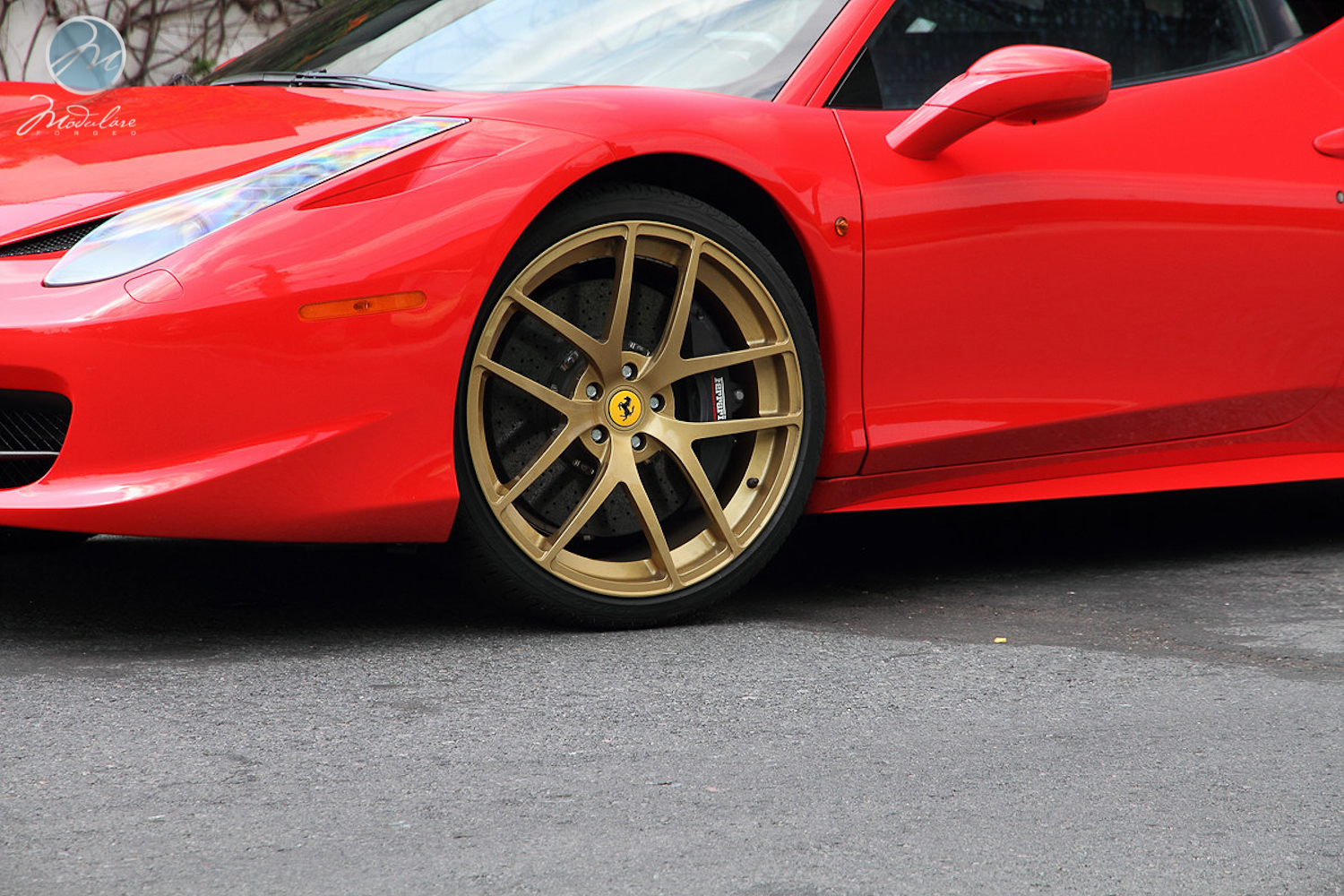 photo 11 Ferrari 458 Italia custom wheels Modulare B18 21x9.0, ET , tire size 255/30 R21. 22x12.0 ET 315/25 R22