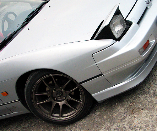 photo 3 Nissan S13 custom wheels ROTA  TORQUE DRIFT 17x9.0, ET +27, tire size 215/45 R17. 17x9.0 ET+25 