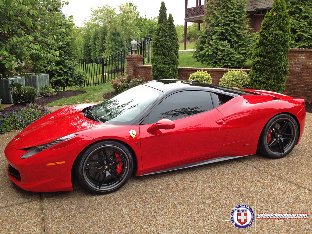 photo 4 Ferrari 458 Italia custom wheels HRE S107 20x9.0, ET , tire size 245/35 R20. 21x12.5 ET 355/25 R21