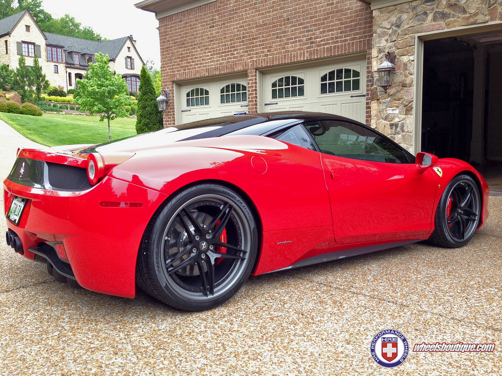 photo 1 Ferrari 458 Italia custom wheels HRE S107 20x9.0, ET , tire size 245/35 R20. 21x12.5 ET 355/25 R21