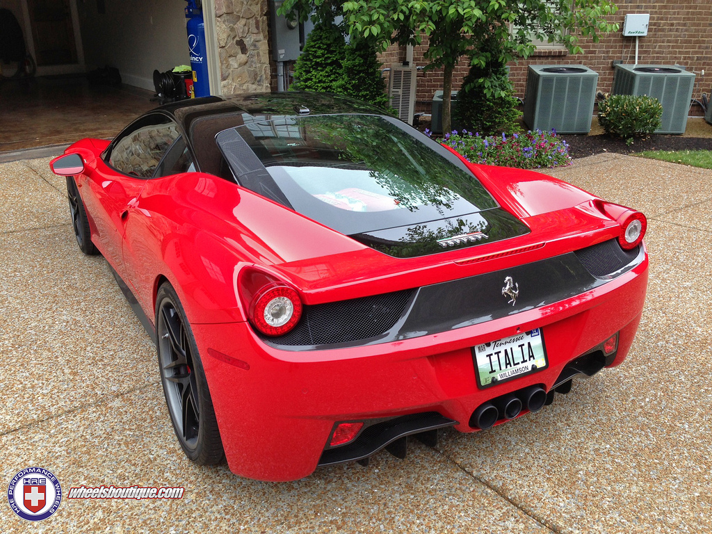 photo 6 Ferrari 458 Italia custom wheels HRE S107 20x9.0, ET , tire size 245/35 R20. 21x12.5 ET 355/25 R21