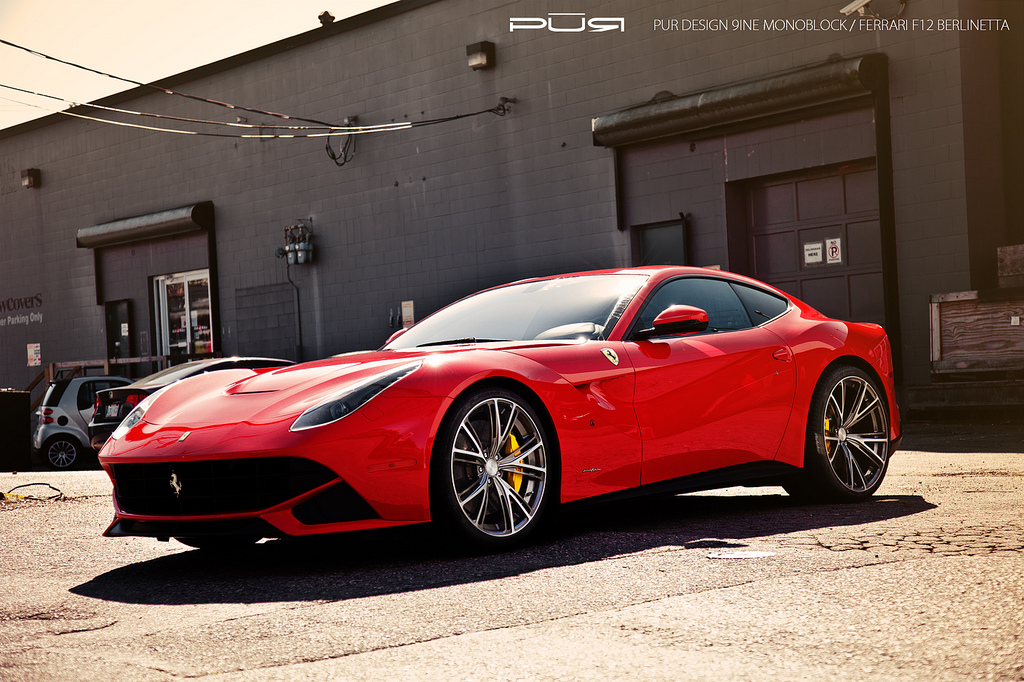 photo 2 Ferrari F12berlinetta custom wheels PUR 9INE 21x9.0, ET , tire size X R21. 22x12.0 ET 