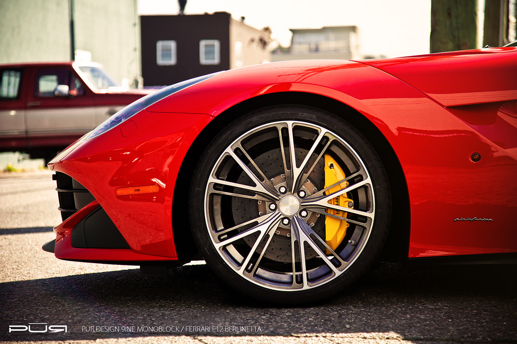 photo 1 Ferrari F12berlinetta custom wheels PUR 9INE 21x9.0, ET , tire size X R21. 22x12.0 ET 
