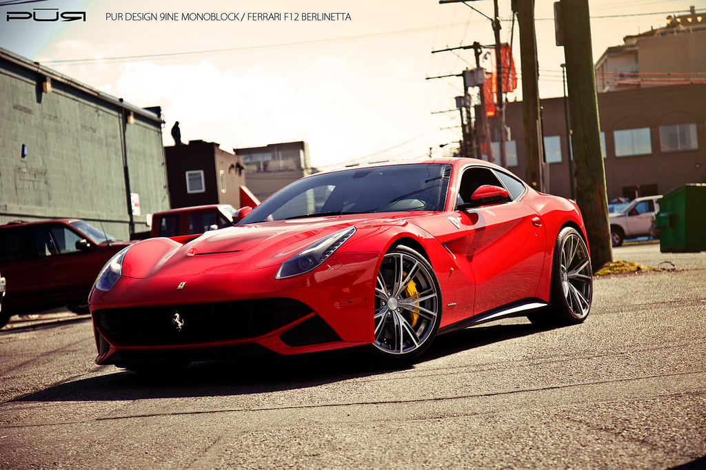photo 6 Ferrari F12berlinetta custom wheels PUR 9INE 21x9.0, ET , tire size X R21. 22x12.0 ET 