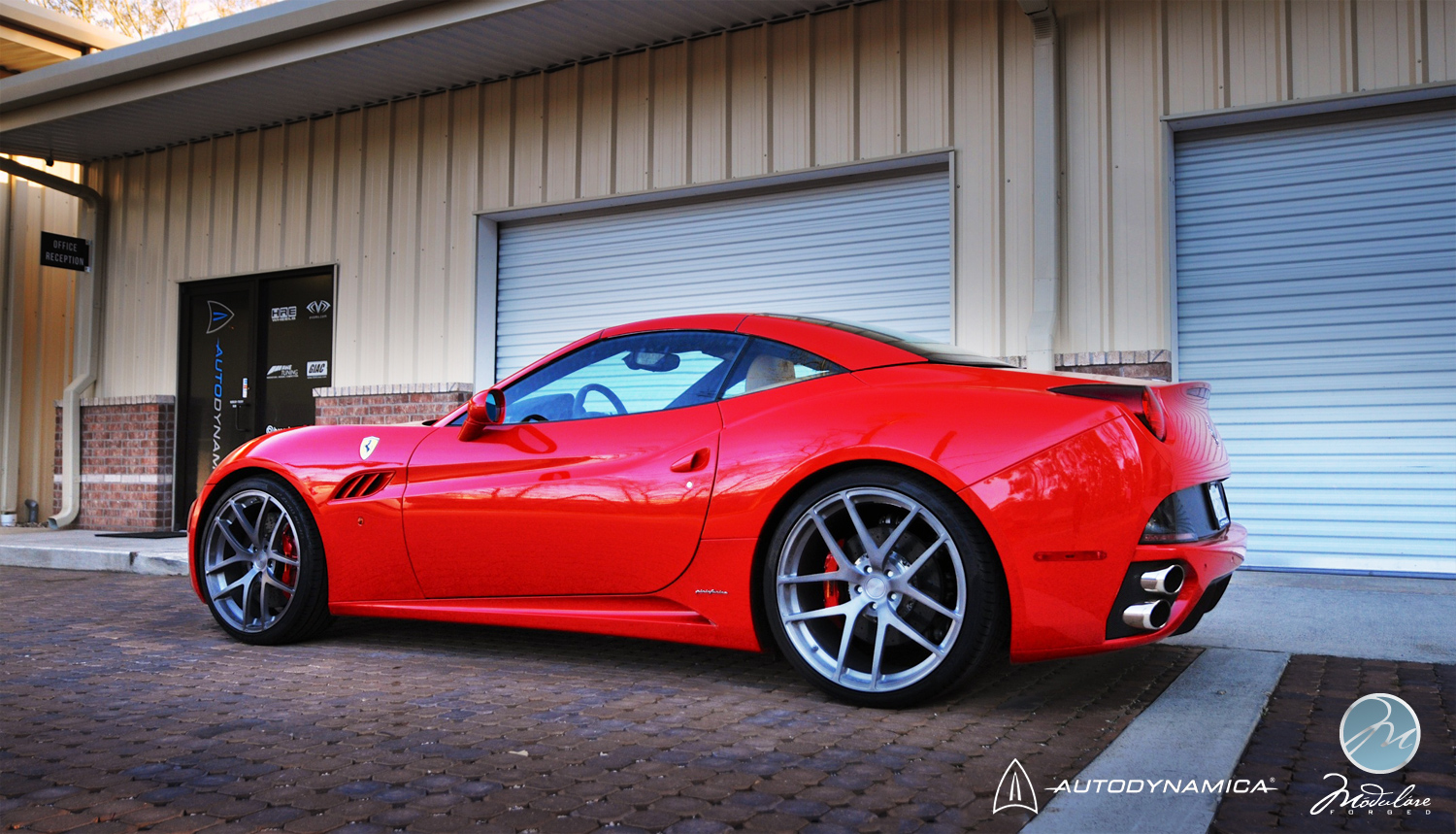 photo 2 Ferrari California custom wheels Modulare B18 21x9.0, ET , tire size 255/30 R21. 22x12.0 ET 315/25 R22