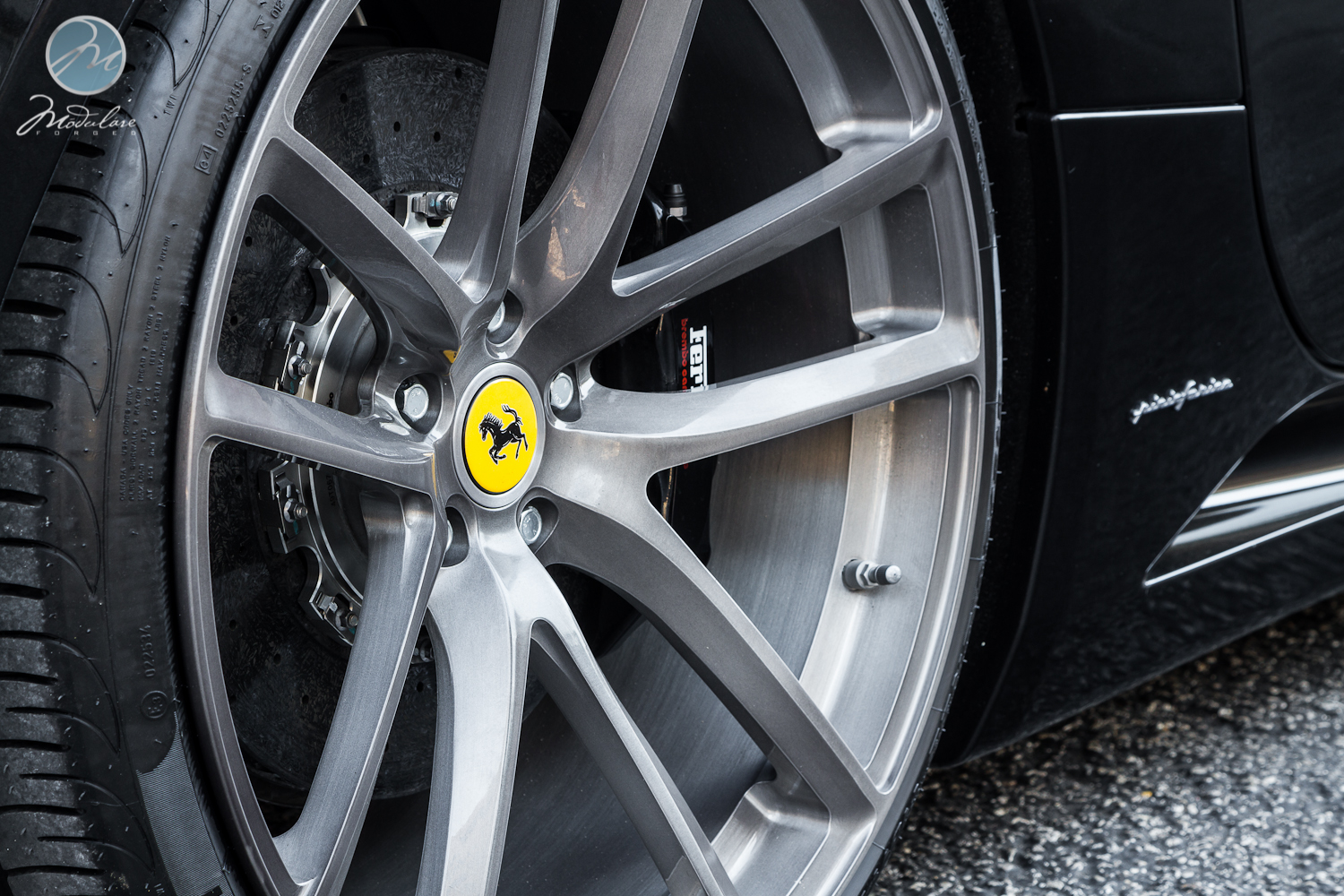 photo 6 Ferrari California custom wheels Modulare B30 21x9.0, ET , tire size X R21. 22x12.0 ET