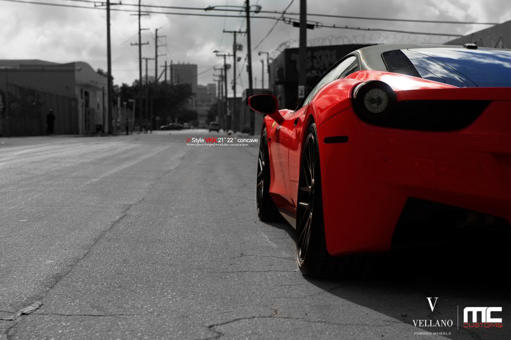 photo 5 Ferrari 458 Italia custom wheels Vellano VKK 21x, ET , tire size X R21. 22x ET 