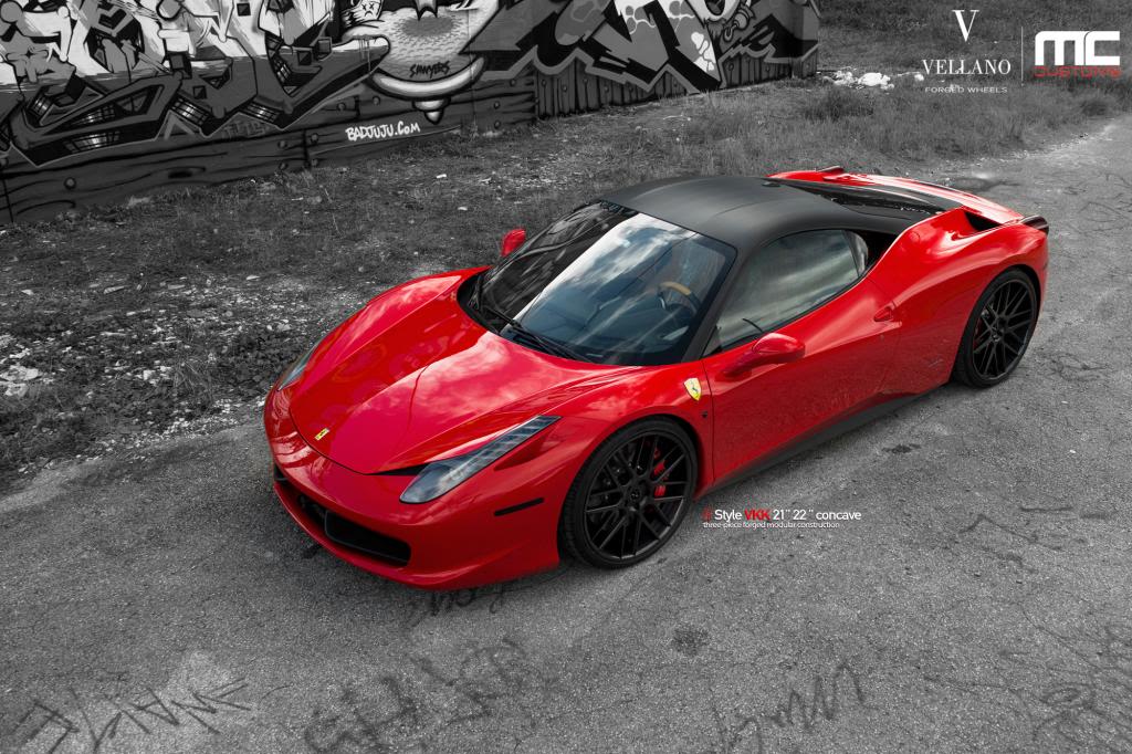 photo 7 Ferrari 458 Italia custom wheels Vellano VKK 21x, ET , tire size X R21. 22x ET 