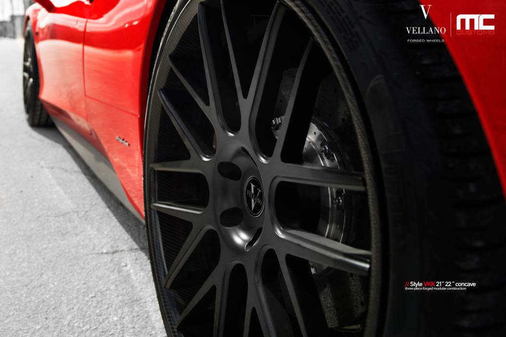photo 1 Ferrari 458 Italia custom wheels Vellano VKK 21x, ET , tire size X R21. 22x ET 