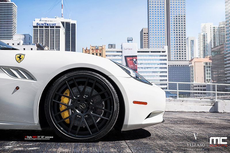 photo 3 Ferrari California custom wheels Vellano VKK 21x9.0, ET , tire size X R21. 22x11.5 ET 