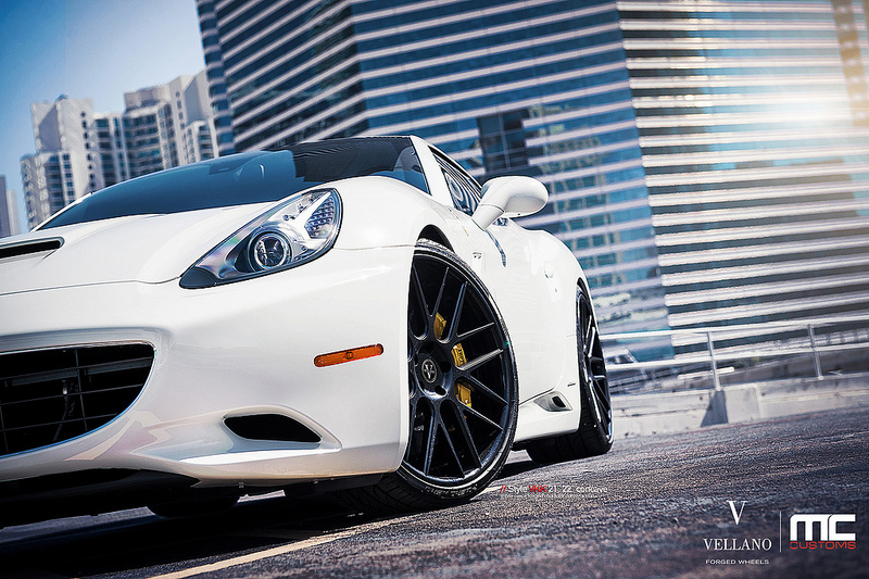 photo 5 Ferrari California custom wheels Vellano VKK 21x9.0, ET , tire size X R21. 22x11.5 ET 
