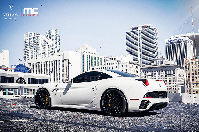photo 10 Ferrari California custom wheels Vellano VKK 21x9.0, ET , tire size X R21. 22x11.5 ET 