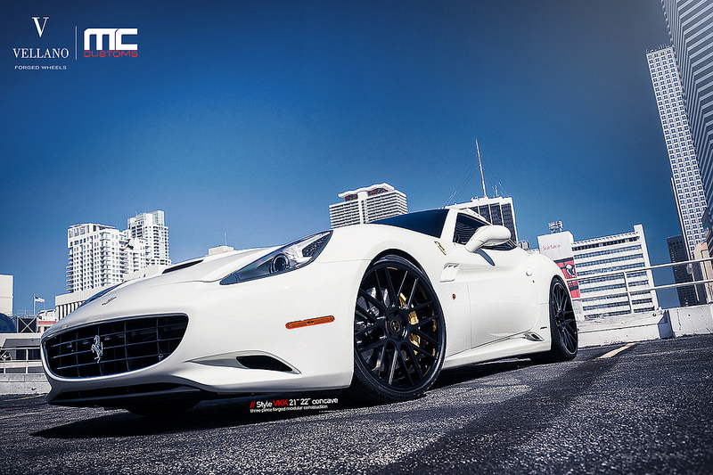 photo 11 Ferrari California custom wheels Vellano VKK 21x9.0, ET , tire size X R21. 22x11.5 ET 