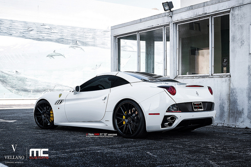 photo 13 Ferrari California custom wheels Vellano VKK 21x9.0, ET , tire size X R21. 22x11.5 ET 