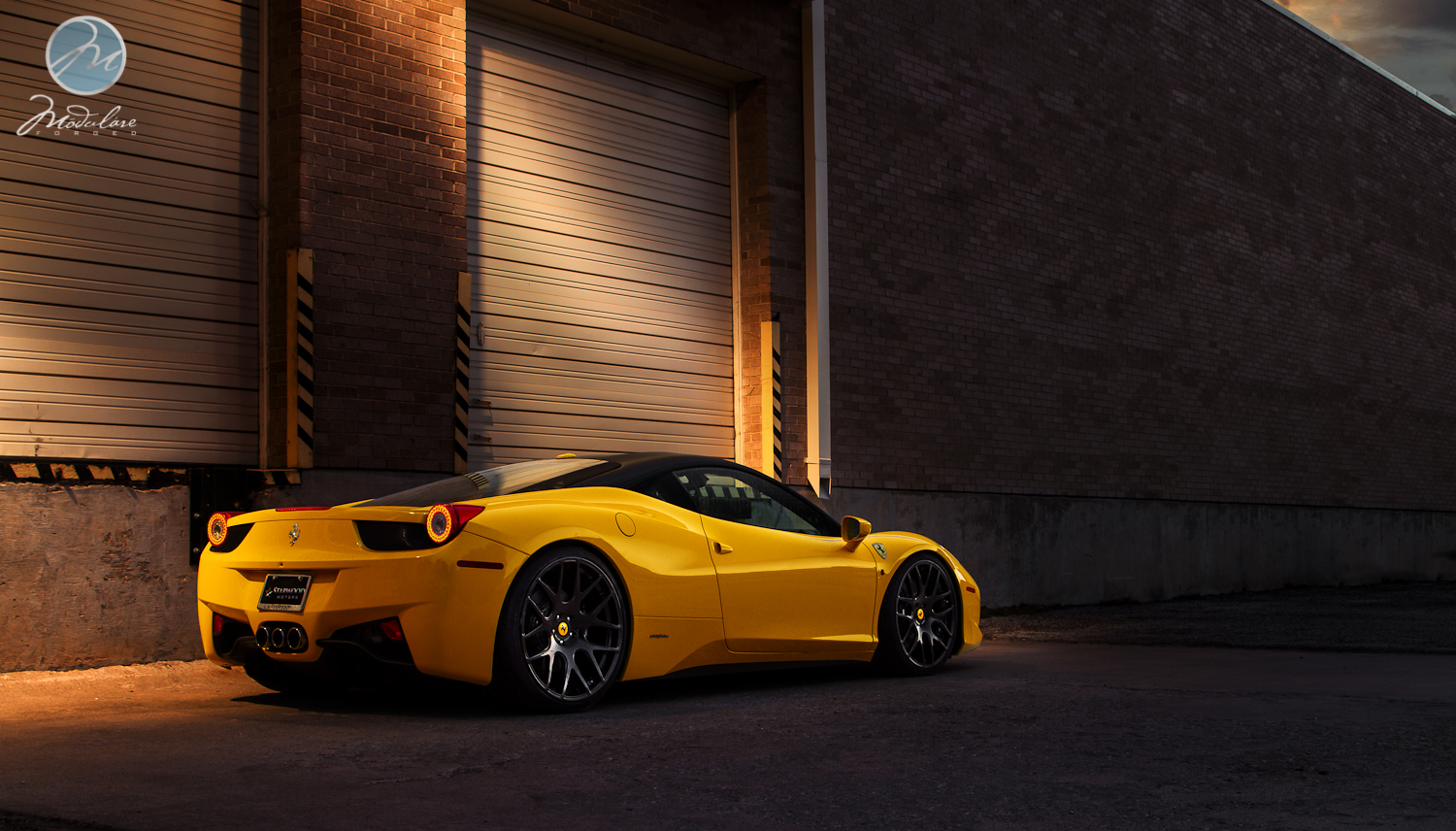 photo 5 Ferrari 458 Italia custom wheels Modulare B1 21x9.0, ET , tire size 255/30 R21. 22x12.0 ET 315/25 R22