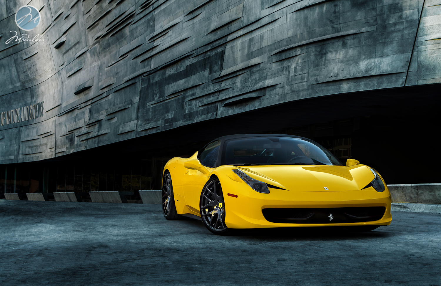 photo 7 Ferrari 458 Italia custom wheels Modulare B1 21x9.0, ET , tire size 255/30 R21. 22x12.0 ET 315/25 R22
