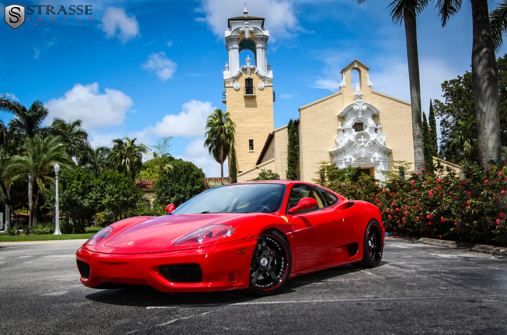 photo 3 Ferrari 360 Modena custom wheels Strasse CF 19x8.5, ET , tire size X R19. 19x11.0 ET
