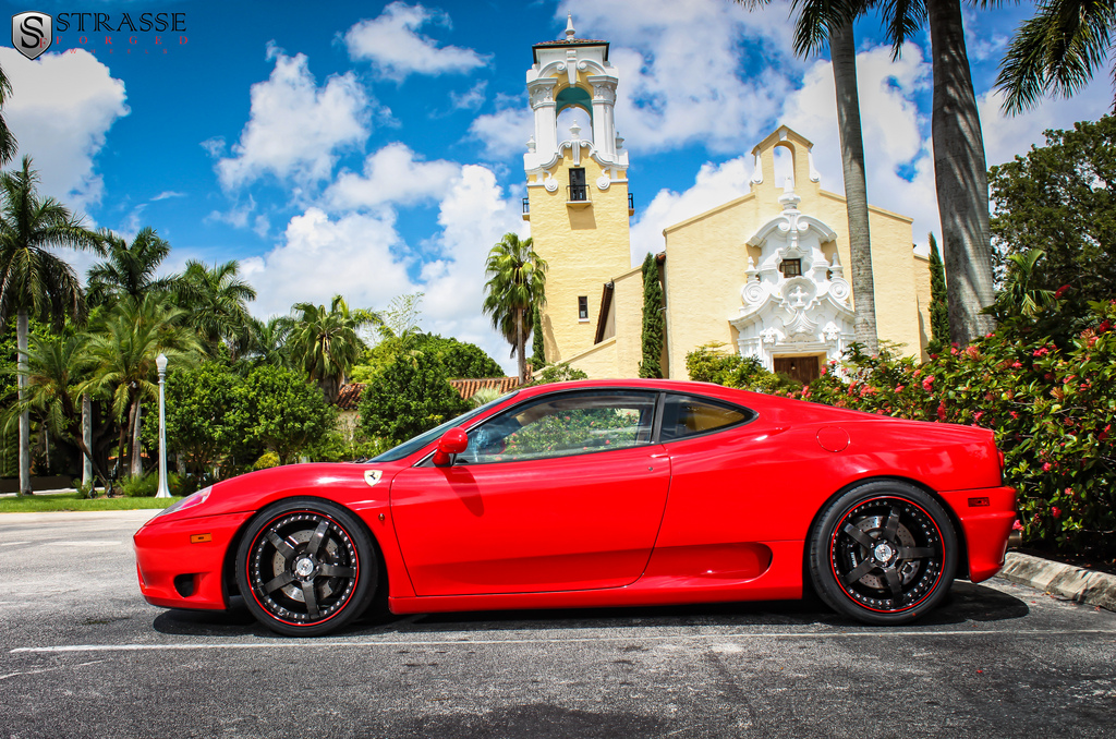 photo 5 Ferrari 360 Modena custom wheels Strasse CF 19x8.5, ET , tire size X R19. 19x11.0 ET