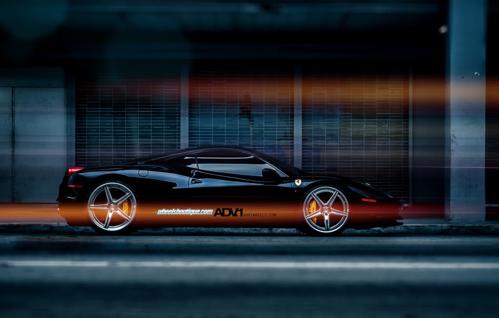 photo 2 Ferrari 458 Italia custom wheels ADV.1 5 Track Spec SL Series 21x9.0, ET , tire size X R21. 22x12.5 ET