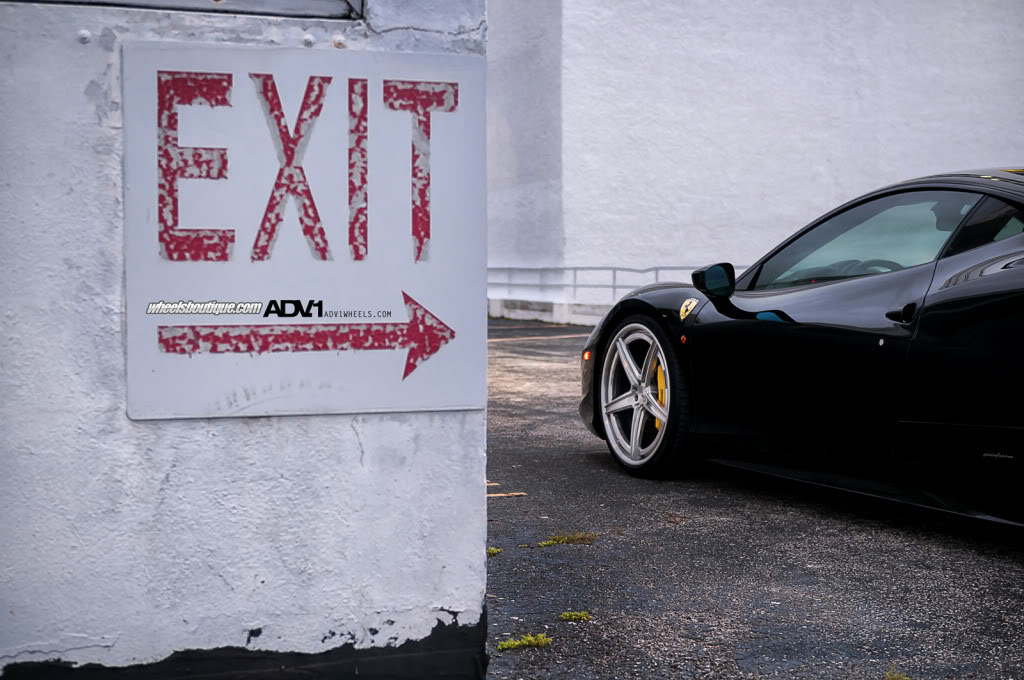 photo 8 Ferrari 458 Italia custom wheels ADV.1 5 Track Spec SL Series 21x9.0, ET , tire size X R21. 22x12.5 ET