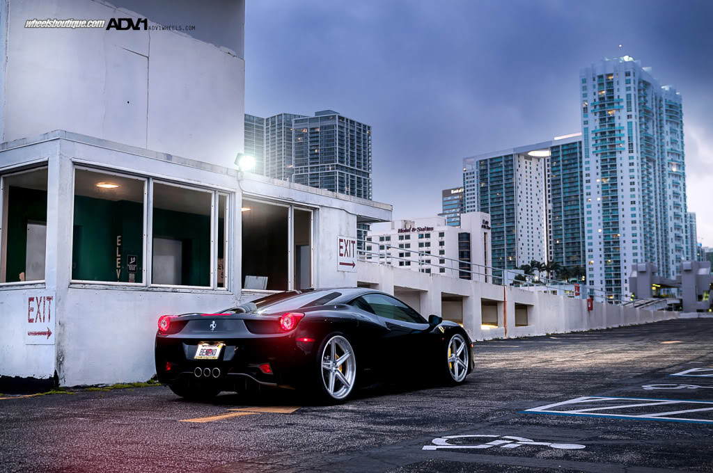 photo 11 Ferrari 458 Italia custom wheels ADV.1 5 Track Spec SL Series 21x9.0, ET , tire size X R21. 22x12.5 ET
