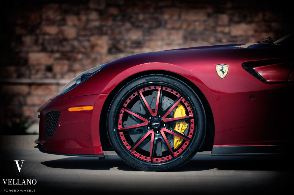 photo 1 Ferrari 599 GTB Fiorano custom wheels Vellano  21x10.0, ET , tire size X R21. 22x11.5 ET 