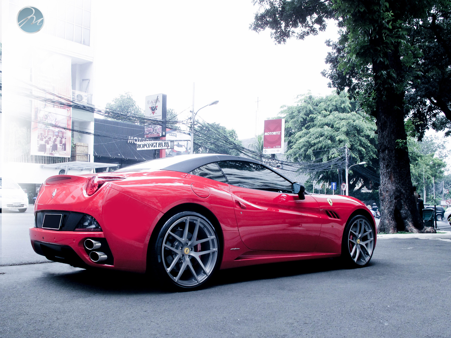 photo 1 Ferrari California custom wheels Modulare B18 21x9.0, ET , tire size X R21. 22x12.0 ET 