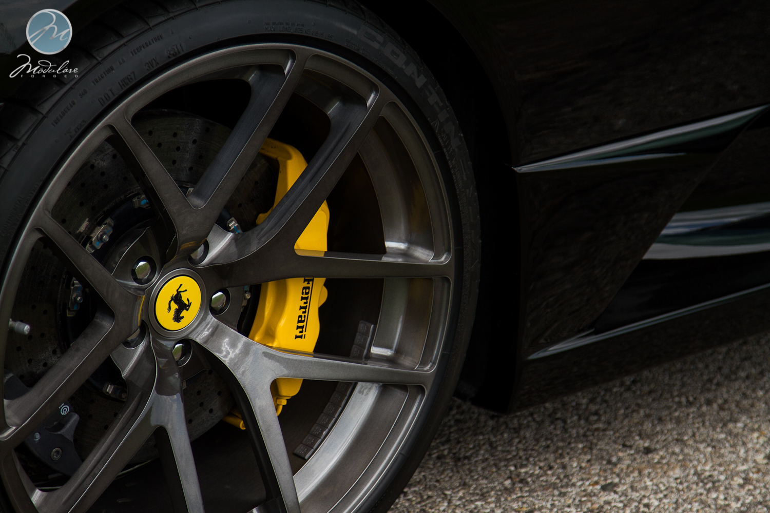 photo 1 Ferrari F430 custom wheels Modulare B18 20x8.5, ET , tire size X R20. 20x12.0 ET