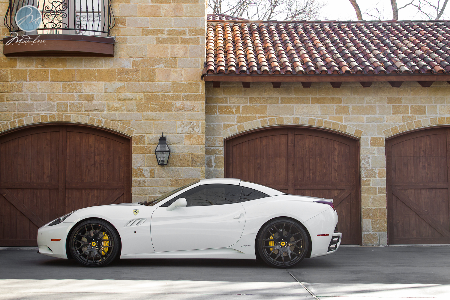 photo 4 Ferrari California custom wheels Modulare B1 21x9.0, ET , tire size 255/30 R21. 22x12.0 ET 315/25 R22