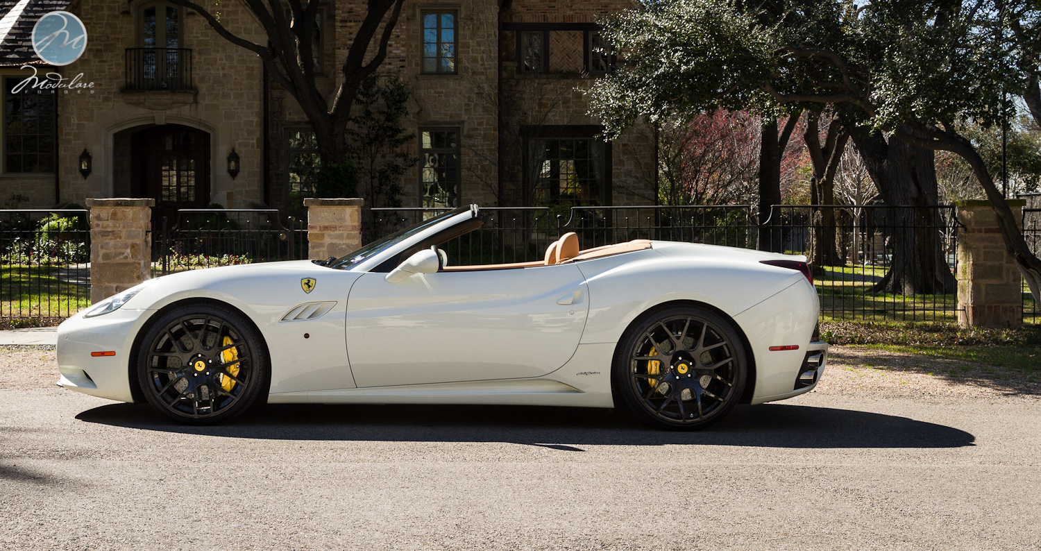 photo 11 Ferrari California custom wheels Modulare B1 21x9.0, ET , tire size 255/30 R21. 22x12.0 ET 315/25 R22