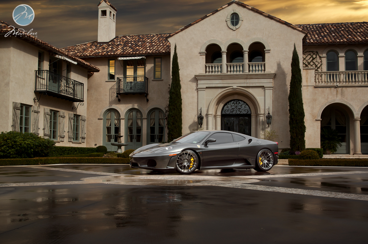 photo 6 Ferrari F430 custom wheels Modulare B14 20x8.5, ET , tire size 245/30 R20. 20x12.0 ET 325/25 R20