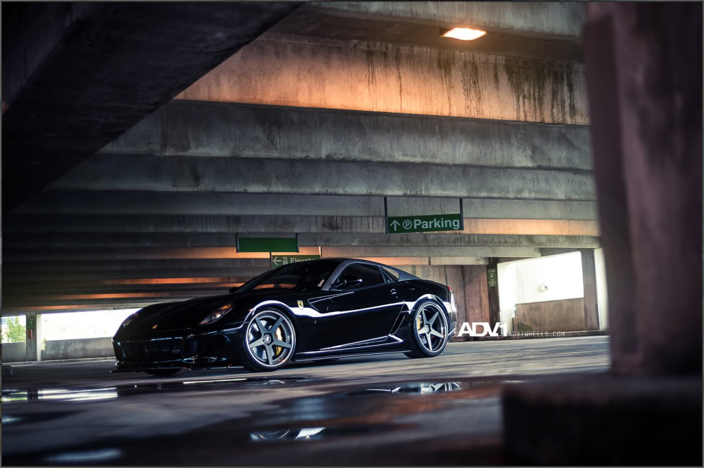 photo 3 Ferrari 599 GTB Fiorano custom wheels ADV.1 5 Track Spec 21x10.5, ET , tire size X R21. 22x12.5 ET
