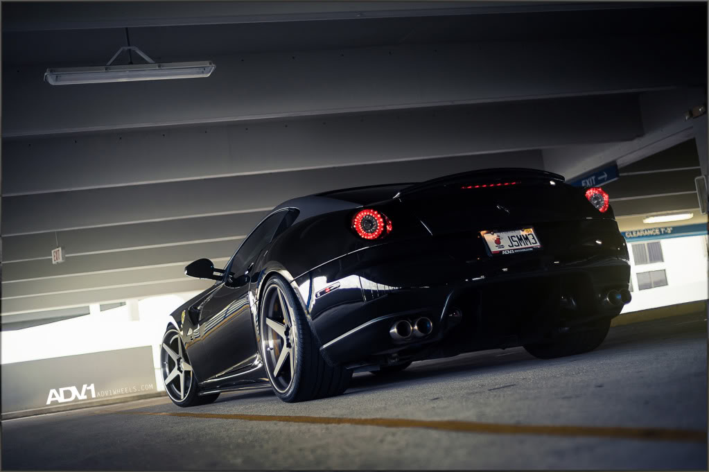 photo 5 Ferrari 599 GTB Fiorano custom wheels ADV.1 5 Track Spec 21x10.5, ET , tire size X R21. 22x12.5 ET