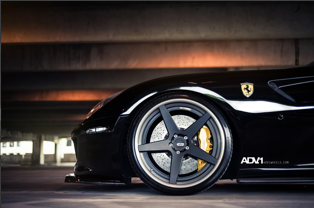 photo 8 Ferrari 599 GTB Fiorano custom wheels ADV.1 5 Track Spec 21x10.5, ET , tire size X R21. 22x12.5 ET